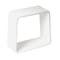 Alfi Brand White Matte Solid Surface Resin Bathroom / Shower Stool ABST55 - alternate 1